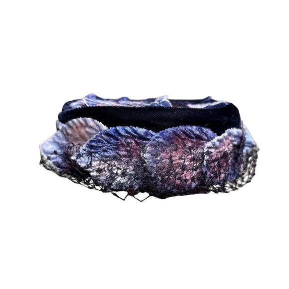 VTG Women's 40s 2 Pc Antique Blue Dress Suit Pill Box S 1940s Jacket Skirt WWII - Picture 11 of 16